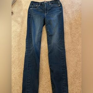 American Eagle women’s slim fit jeans, dark wash, size 4